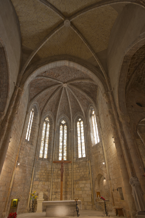 Capilla mayor de la iglesia del monasterio de Benifassa